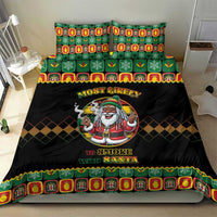 Jamaica Christmas Bedding Set Most Likely To Smoke With Santa - Wonder Print Shop