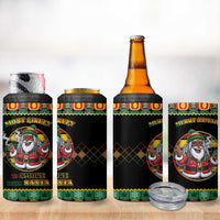 Jamaica Christmas 4 in 1 Can Cooler Tumbler Most Likely To Smoke With Santa - Wonder Print Shop