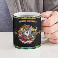 Jamaica Christmas Ceramic Mug Most Likely To Smoke With Santa - Wonder Print Shop