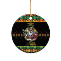 Jamaica Christmas Ceramic Ornament Most Likely To Smoke With Santa - Wonder Print Shop