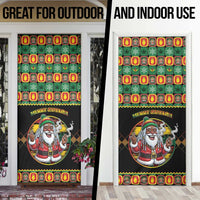 Jamaica Christmas Door Cover Most Likely To Smoke With Santa - Wonder Print Shop