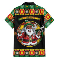 Jamaica Christmas Family Matching Mermaid Dress and Hawaiian Shirt Most Likely To Smoke With Santa - Wonder Print Shop