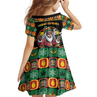 Jamaica Christmas Family Matching Off Shoulder Maxi Dress and Hawaiian Shirt Most Likely To Smoke With Santa - Wonder Print Shop