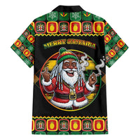 Jamaica Christmas Family Matching Off Shoulder Maxi Dress and Hawaiian Shirt Most Likely To Smoke With Santa - Wonder Print Shop