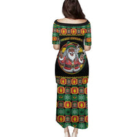 Jamaica Christmas Family Matching Puletasi and Hawaiian Shirt Most Likely To Smoke With Santa - Wonder Print Shop