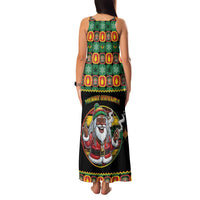 Jamaica Christmas Family Matching Tank Maxi Dress and Hawaiian Shirt Most Likely To Smoke With Santa - Wonder Print Shop