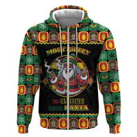 Jamaica Christmas Hoodie Most Likely To Smoke With Santa - Wonder Print Shop
