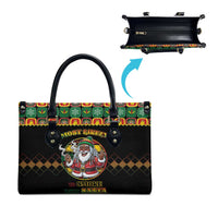 Jamaica Christmas Leather Bag Most Likely To Smoke With Santa - Wonder Print Shop