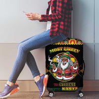Jamaica Christmas Luggage Cover Most Likely To Smoke With Santa - Wonder Print Shop