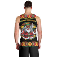 Jamaica Christmas Men Tank Top Most Likely To Smoke With Santa - Wonder Print Shop