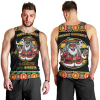 Jamaica Christmas Men Tank Top Most Likely To Smoke With Santa - Wonder Print Shop