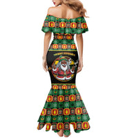 Jamaica Christmas Mermaid Dress Most Likely To Smoke With Santa - Wonder Print Shop