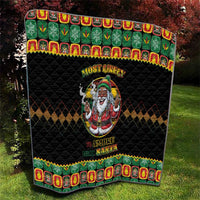 Jamaica Christmas Quilt Most Likely To Smoke With Santa - Wonder Print Shop