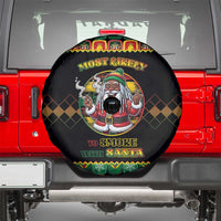 Jamaica Christmas Spare Tire Cover Most Likely To Smoke With Santa - Wonder Print Shop