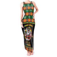 Jamaica Christmas Tank Maxi Dress Most Likely To Smoke With Santa - Wonder Print Shop