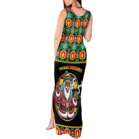 Jamaica Christmas Tank Maxi Dress Most Likely To Smoke With Santa - Wonder Print Shop