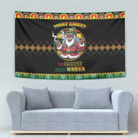 Jamaica Christmas Tapestry Most Likely To Smoke With Santa - Wonder Print Shop