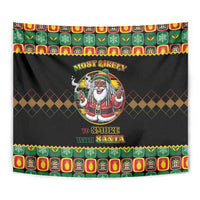 Jamaica Christmas Tapestry Most Likely To Smoke With Santa - Wonder Print Shop