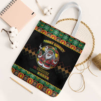 Jamaica Christmas Tote Bag Most Likely To Smoke With Santa - Wonder Print Shop