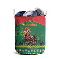 Portugal Christmas Laundry Basket Funny Galo De Barcelos - Wonder Print Shop