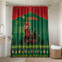 Portugal Christmas Bathroom Set Funny Galo De Barcelos - Wonder Print Shop