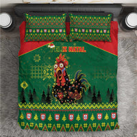 Portugal Christmas Bedding Set Funny Galo De Barcelos - Wonder Print Shop