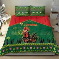 Portugal Christmas Bedding Set Funny Galo De Barcelos - Wonder Print Shop