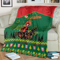 Portugal Christmas Blanket Funny Galo De Barcelos - Wonder Print Shop