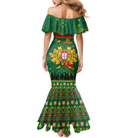 Portugal Christmas Family Matching Mermaid Dress and Hawaiian Shirt Funny Galo De Barcelos - Wonder Print Shop