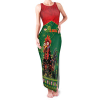 Portugal Christmas Family Matching Tank Maxi Dress and Hawaiian Shirt Funny Galo De Barcelos - Wonder Print Shop