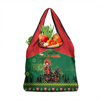 Portugal Christmas Grocery Bag Funny Galo De Barcelos - Wonder Print Shop