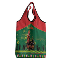 Portugal Christmas Grocery Bag Funny Galo De Barcelos - Wonder Print Shop