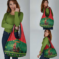 Portugal Christmas Grocery Bag Funny Galo De Barcelos - Wonder Print Shop