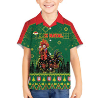 Portugal Christmas Hawaiian Shirt Funny Galo De Barcelos - Wonder Print Shop