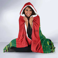 Portugal Christmas Hooded Blanket Funny Galo De Barcelos - Wonder Print Shop