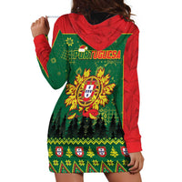 Portugal Christmas Hoodie Dress Funny Galo De Barcelos - Wonder Print Shop