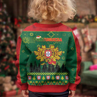 Portugal Christmas Kid Ugly Christmas Sweater Funny Galo De Barcelos - Wonder Print Shop