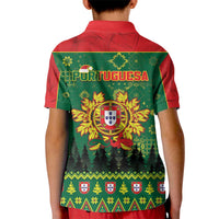 Portugal Christmas Kid Polo Shirt Funny Galo De Barcelos - Wonder Print Shop