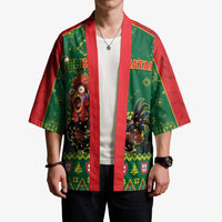 Portugal Christmas Kimono Funny Galo De Barcelos - Wonder Print Shop
