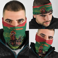 Portugal Christmas Neck Gaiter Funny Galo De Barcelos - Wonder Print Shop