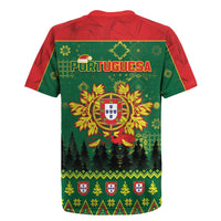 Portugal Christmas Rugby Jersey Funny Galo De Barcelos - Wonder Print Shop