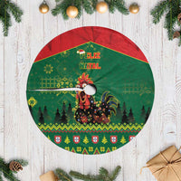 Portugal Christmas Tree Skirt Funny Galo De Barcelos - Wonder Print Shop