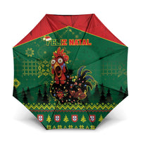 Portugal Christmas Umbrella Funny Galo De Barcelos - Wonder Print Shop