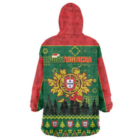 Portugal Christmas Wearable Blanket Hoodie Funny Galo De Barcelos - Wonder Print Shop