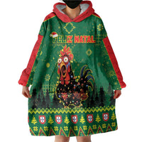 Portugal Christmas Wearable Blanket Hoodie Funny Galo De Barcelos - Wonder Print Shop