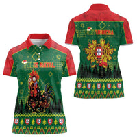 Portugal Christmas Women Polo Shirt Funny Galo De Barcelos - Wonder Print Shop
