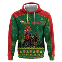 Portugal Christmas Zip Hoodie Funny Galo De Barcelos - Wonder Print Shop