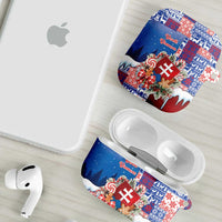 Slovakia Christmas AirPods Case Vesale Vianoce Xmas Pattern - Wonder Print Shop