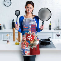 Slovakia Christmas Apron Vesale Vianoce Xmas Pattern - Wonder Print Shop
