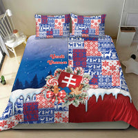 Slovakia Christmas Bedding Set Vesale Vianoce Xmas Pattern - Wonder Print Shop